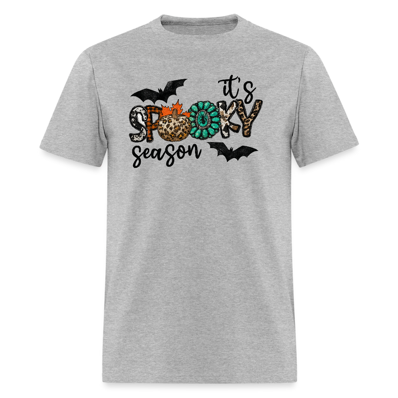 It's Spooky Season Halloween T Shirt - heather gray