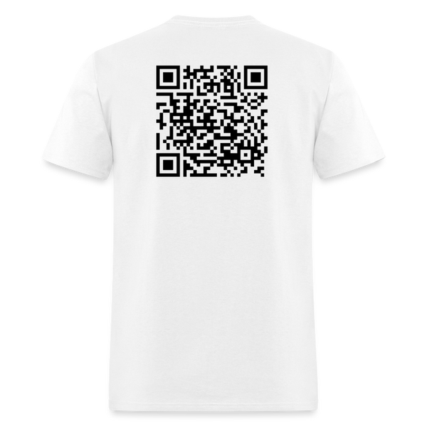 Everyone Deserves A Person Like You QR Code T Shirt - white