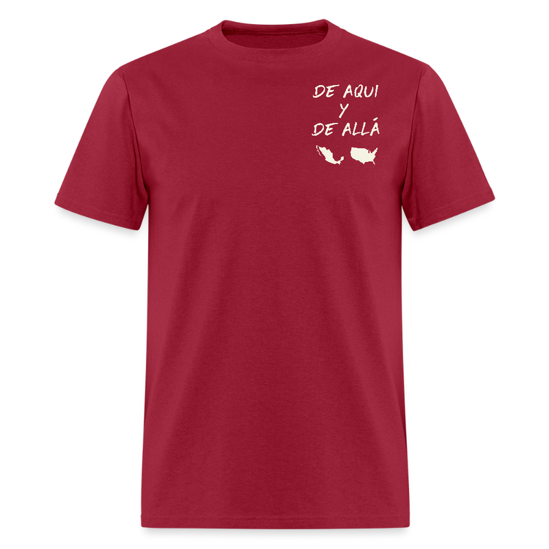 We Are Not Lost Between Two Worlds T Shirt - dark red