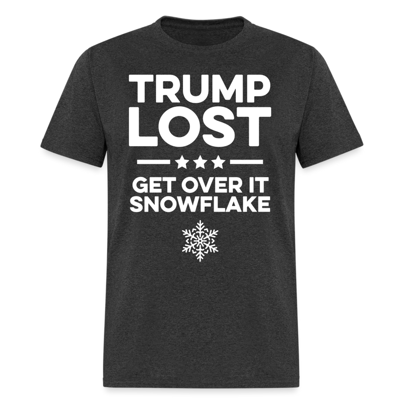 Trump Lost Get Over It T Shirt - heather black
