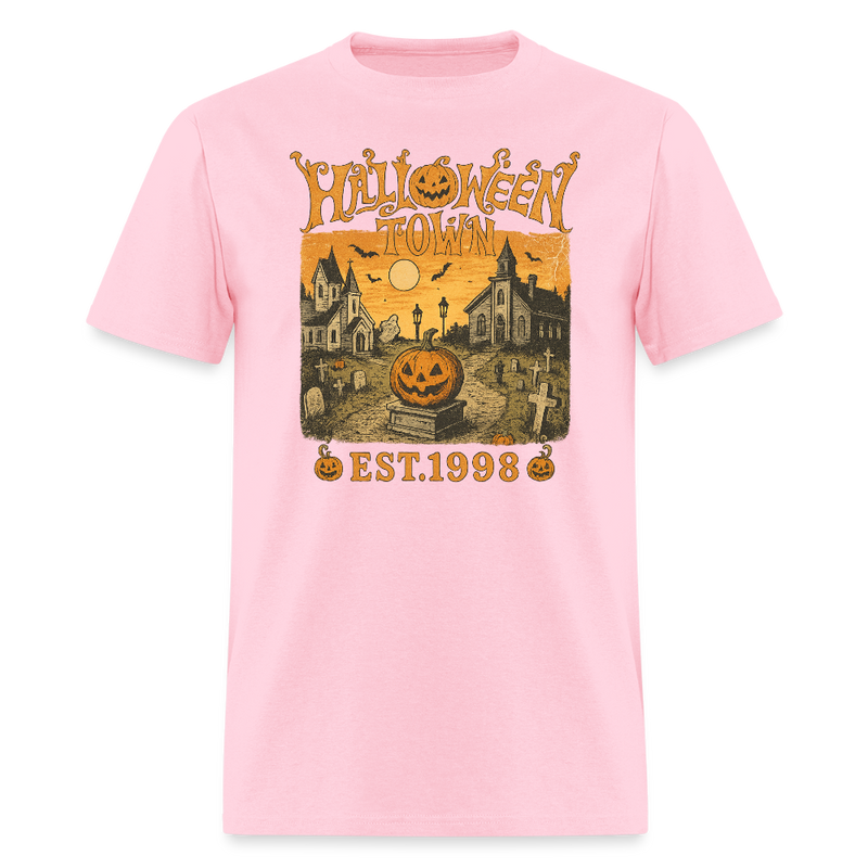 Halloween Town T Shirt - pink