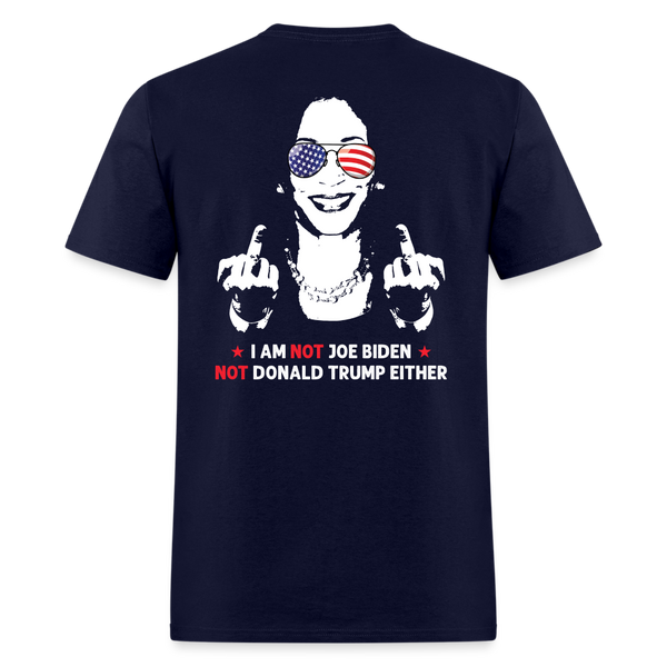Not Donald Trump Either T Shirt - navy