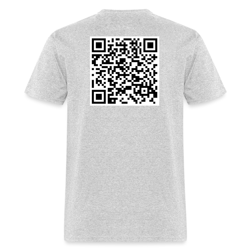 Isaiah 54:17 Verse QR Code T Shirt - heather gray