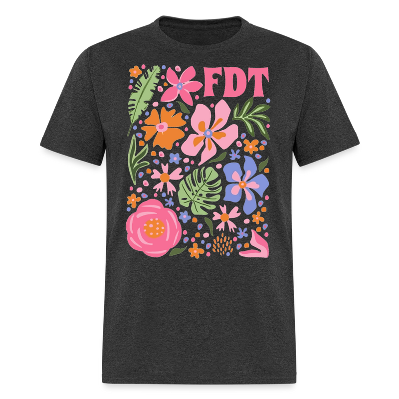 Subtle Anti Trump FDT T Shirt - heather black
