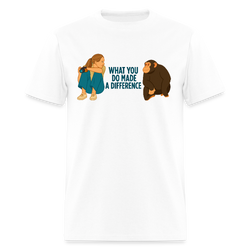 Jane Goodall What You Do Makes A Difference T Shirt - 2 - white