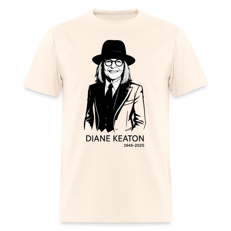 Diane Keaton T Shirt - 8 - natural
