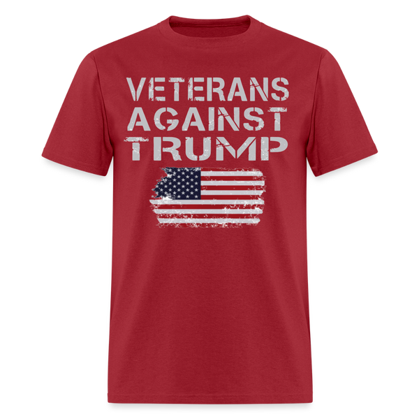 Veterans Againts Trump T Shirt - 17 - dark red