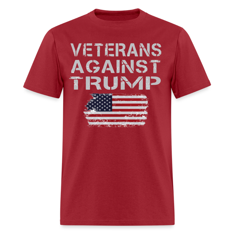 Veterans Againts Trump T Shirt - 17 - dark red