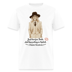 Diane Keaton T Shirt - 2 - white
