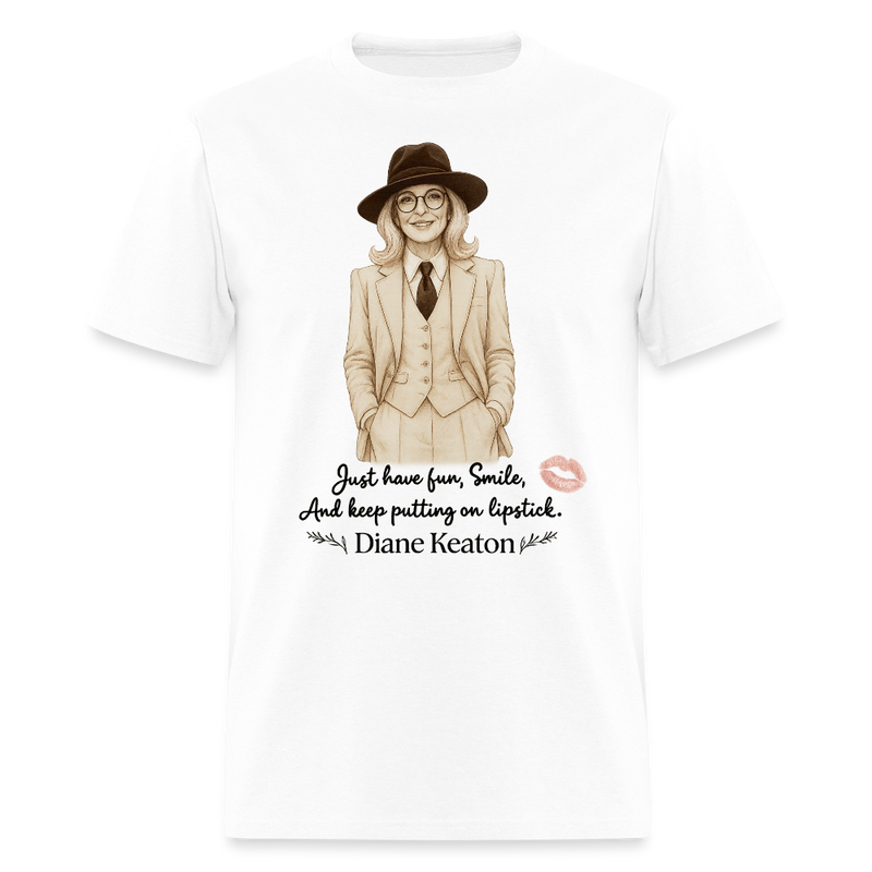 Diane Keaton T Shirt - 2 - white