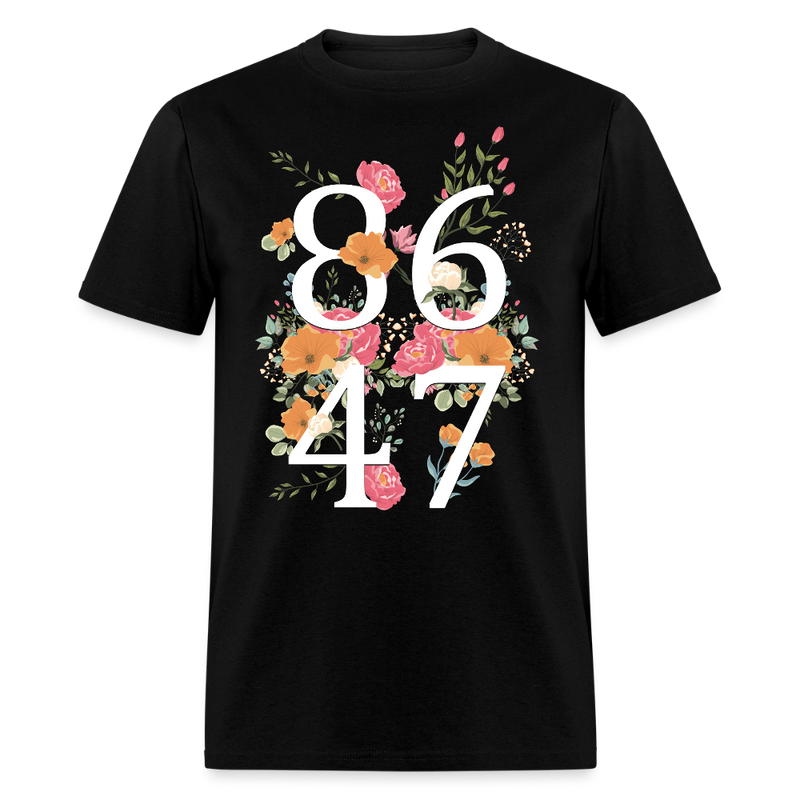 Retro Democrat 8647 Anti Trump T Shirt - black
