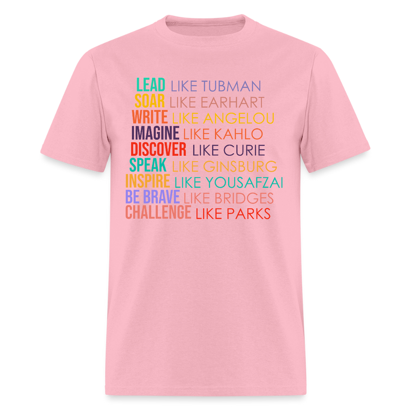Lead Soar Write Inspire T Shirt - pink