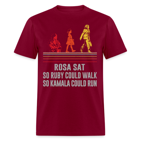 Kamala Could Run T Shirt - burgundy