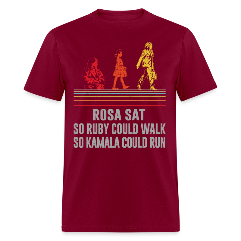 Kamala Could Run T Shirt - burgundy