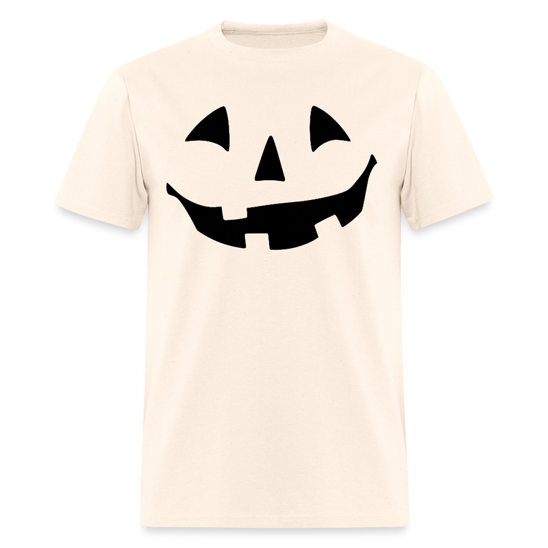 Pumpkin Faces Halloween T Shirt - 6 - natural