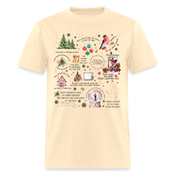 Swifties Christmas T Shirt - natural