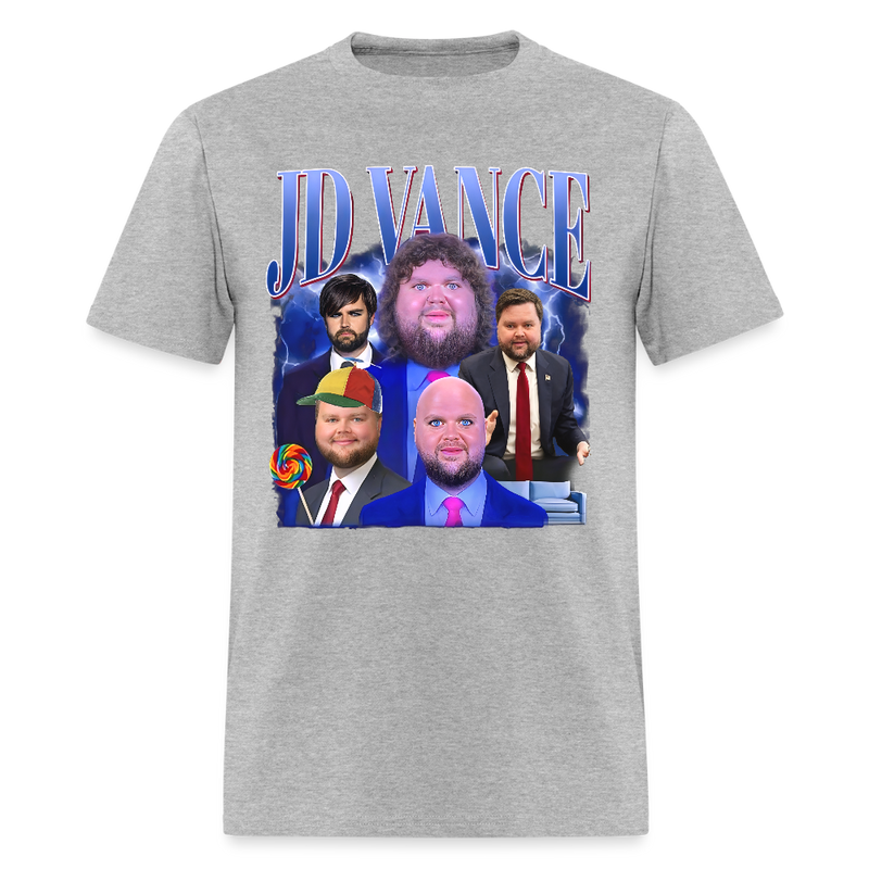 JD Vance Meme T Shirt - heather gray