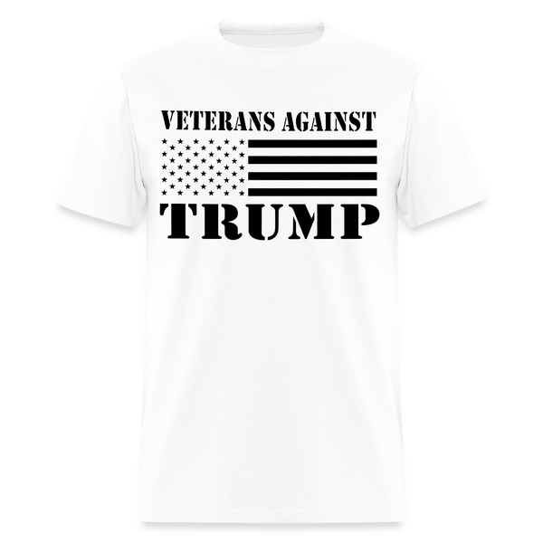 Veterans Againts Trump T Shirt - 15 - white