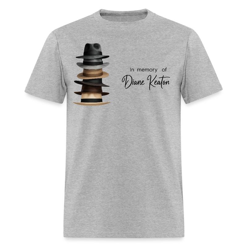 Diane Keaton T Shirt - 12 - heather gray