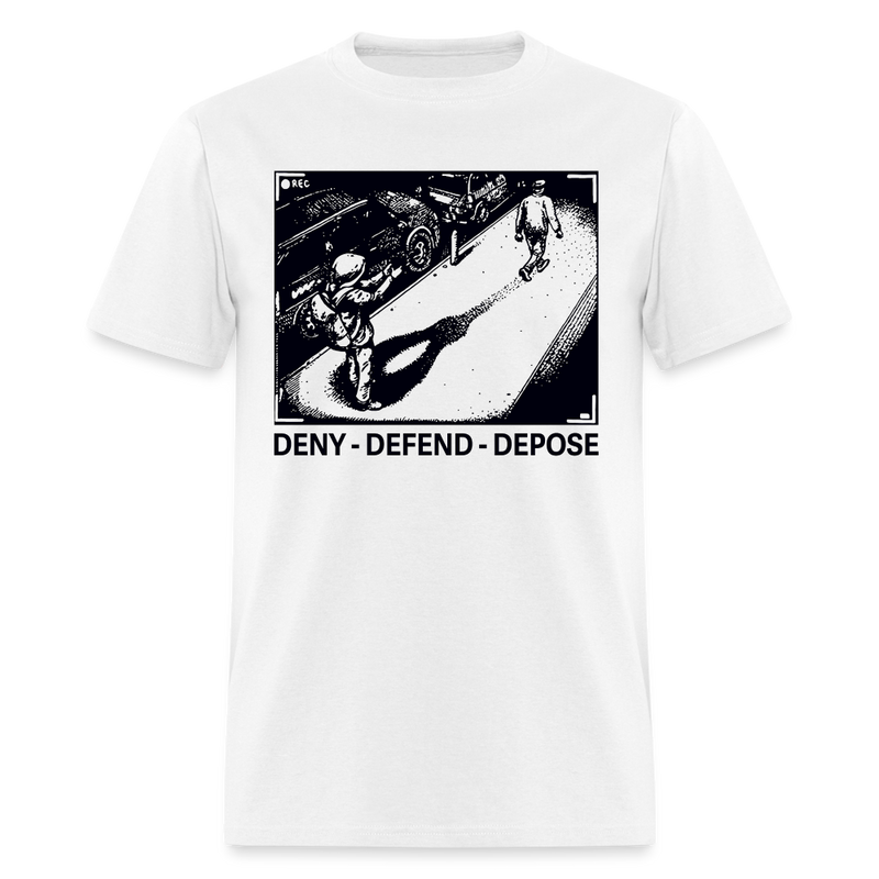 Deny Defend Depose T Shirt - 3 - white