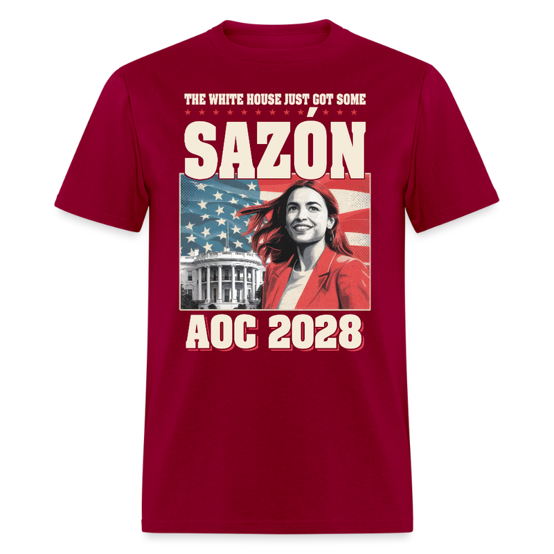 The White House Just Got Some Sazón T Shirt - dark red