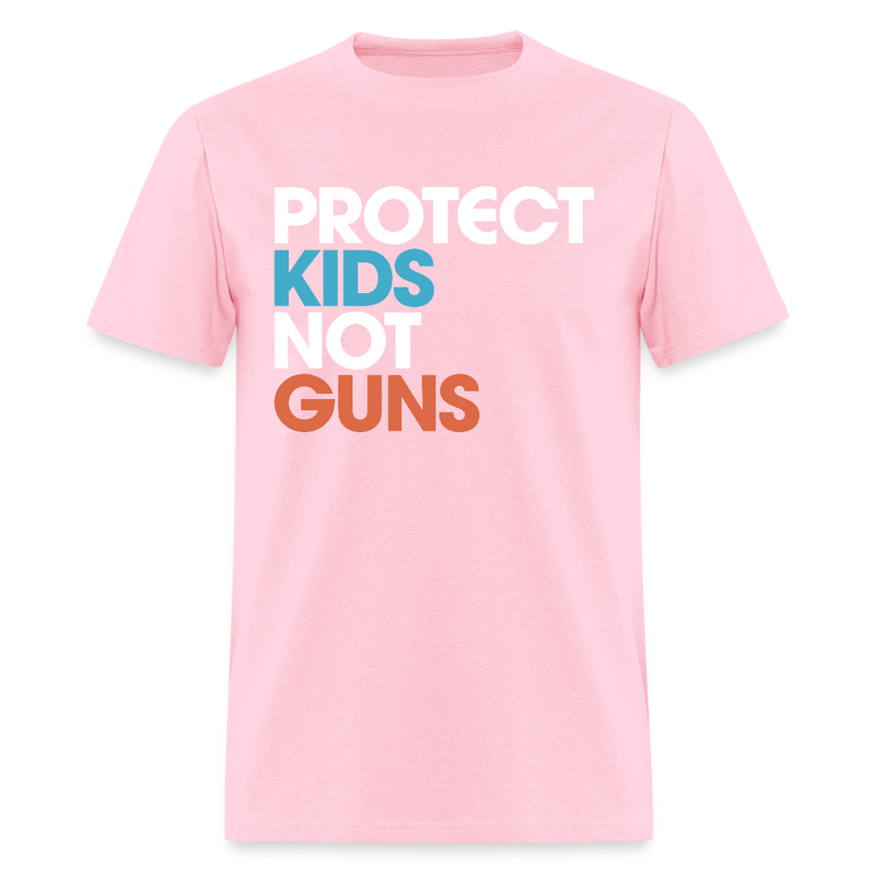 Protect Kids Not Guns T Shirt - pink
