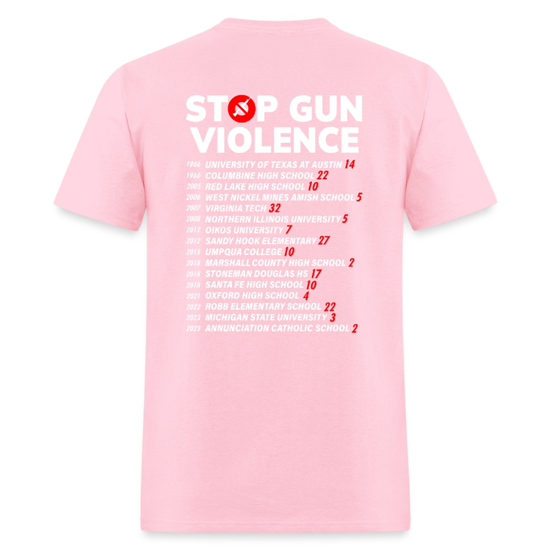 Protect Our Kids Gun Reform Now T Shirt - 2 - pink
