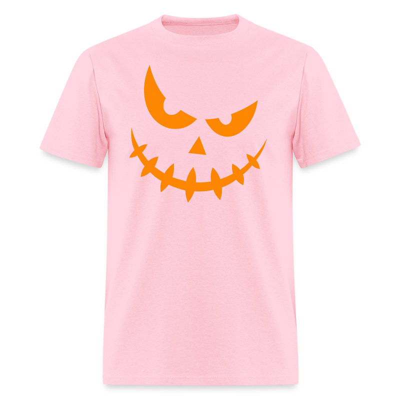 Pumpkin Faces Halloween T Shirt - 4 - pink