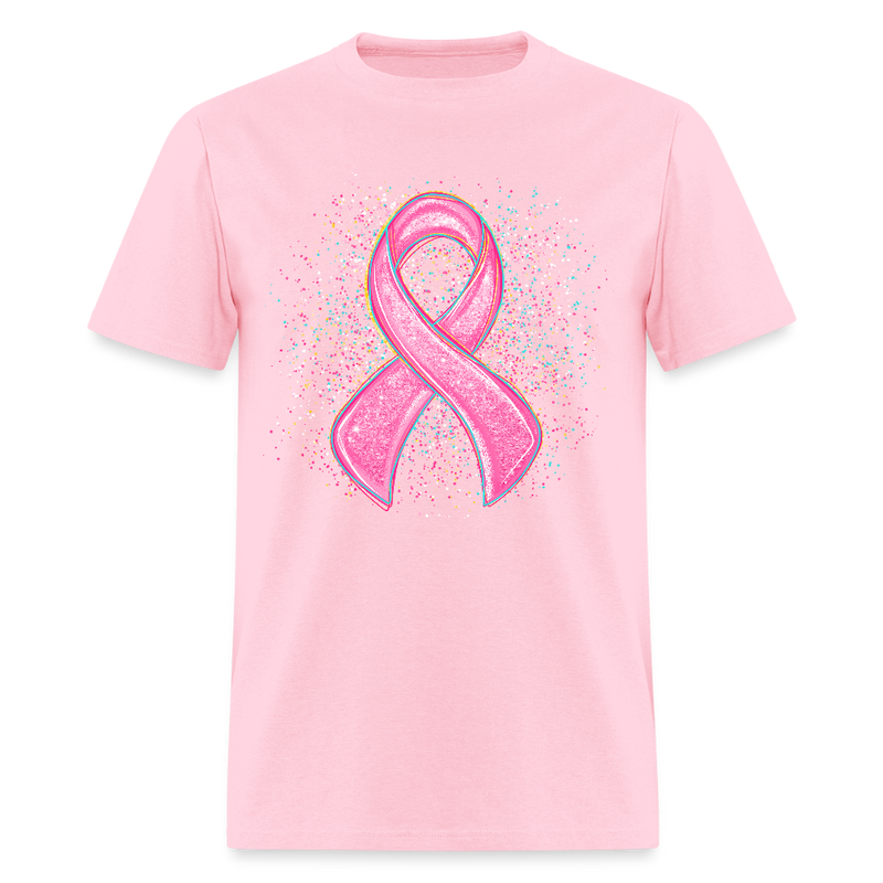 Coquette Pink Ribbon Breast Cancer Awareness Month T Shirt - pink