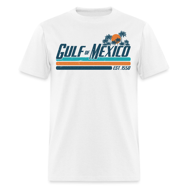 Gulf of Mexico Est. 1550 T Shirt - 2 - white