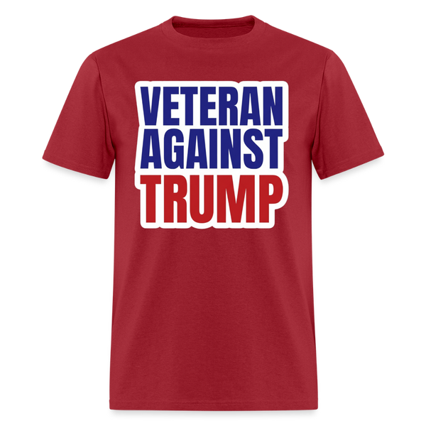 Veterans Againts Trump T Shirt - 16 - dark red