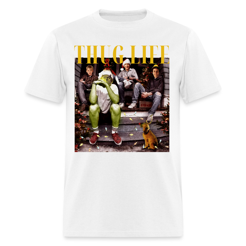 Thug Life Christmas T Shirt - white