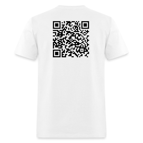 Isaiah QR Code T Shirt - white