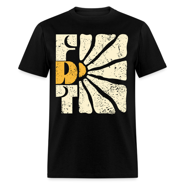 Subtle F Trump Flower T Shirt - 2 - black
