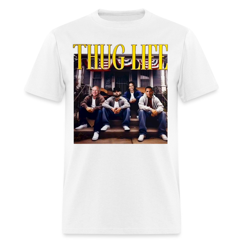 Thug Life T Shirt - white
