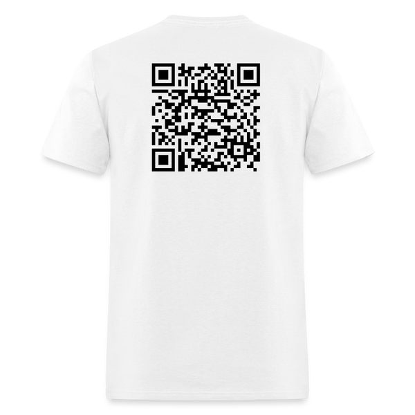 Corinthians 10:31 Verse QR Code T Shirt - white