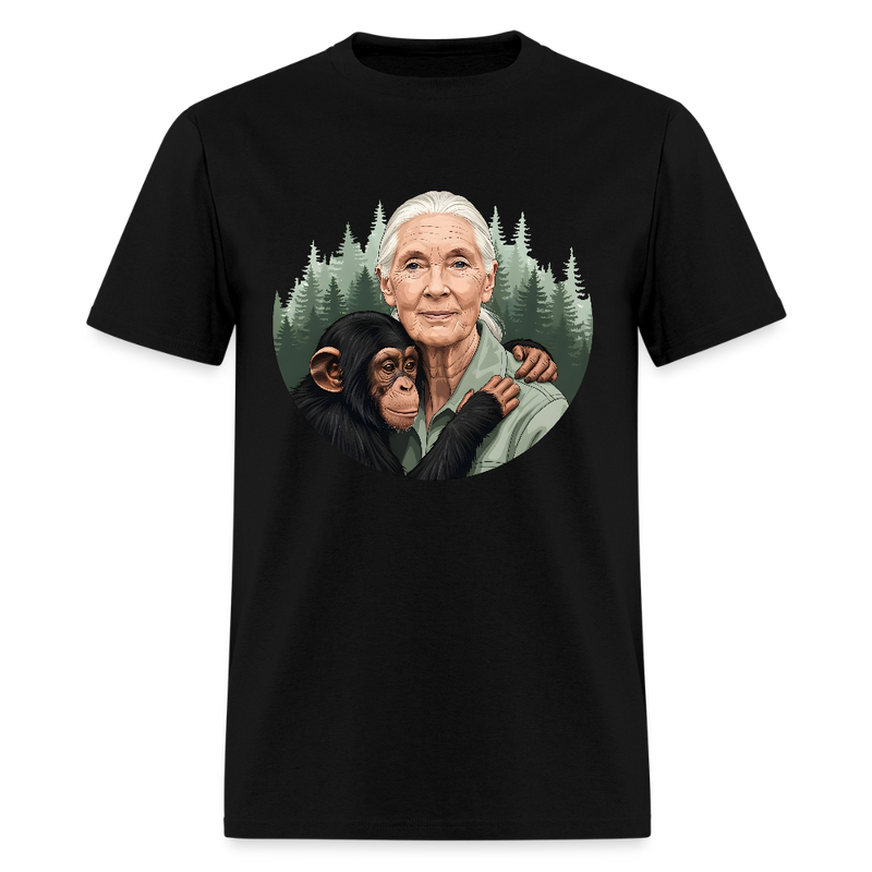 RIP Jane Goodall T Shirt - 2 - black
