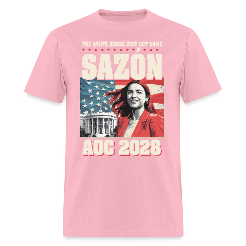 The White House Just Got Some Sazón T Shirt - pink