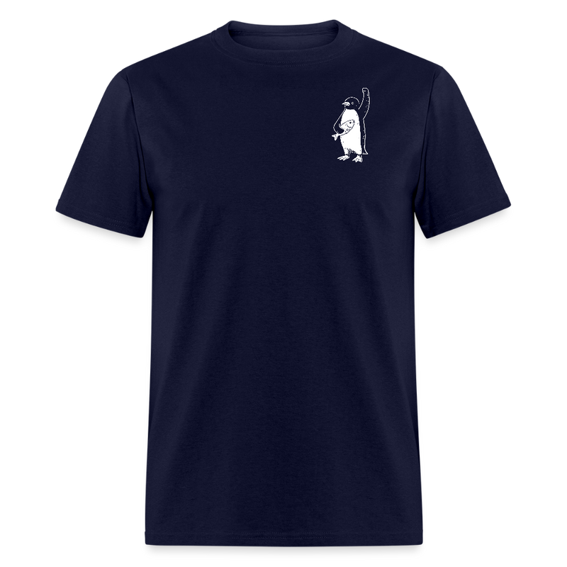 Resist Penguin T Shirt - navy
