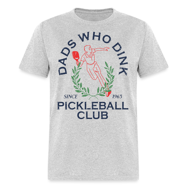 Dads Who Dink Pickleball Club Since 1965 T Shirt - heather gray