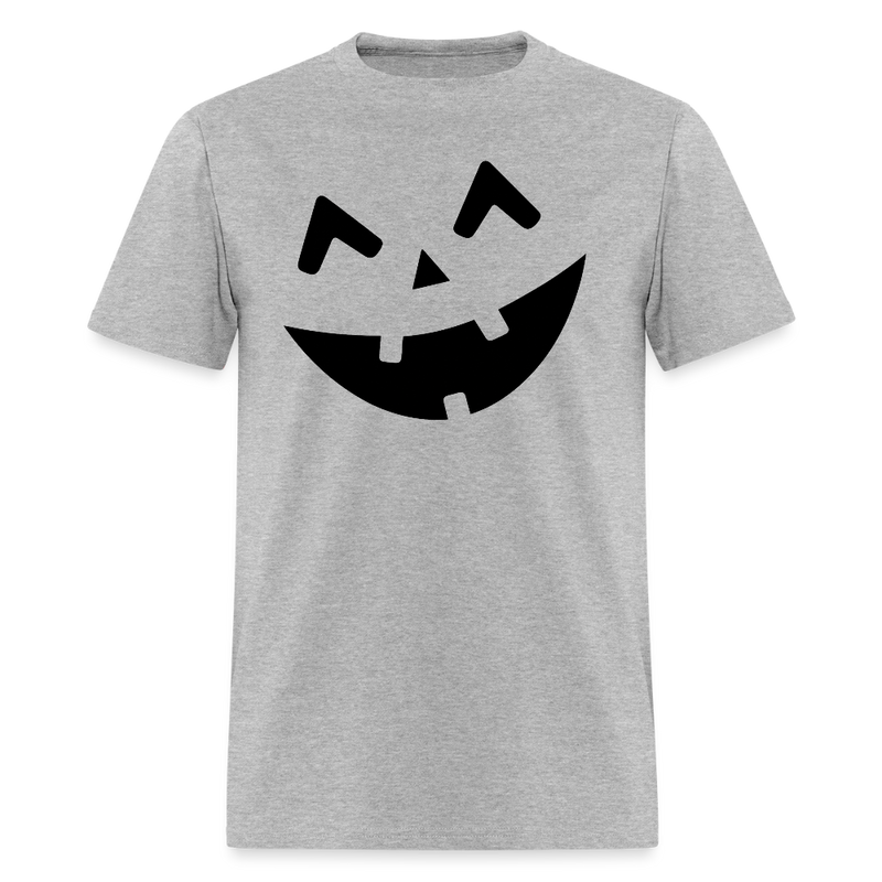 Pumpkin Faces Halloween T Shirt - heather gray