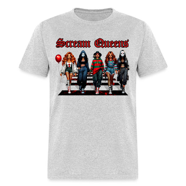 Scream Queens T Shirt - heather gray