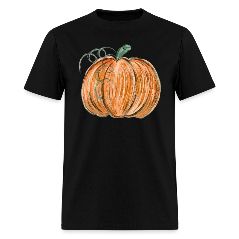 Halloween Pumkin T Shirt - black