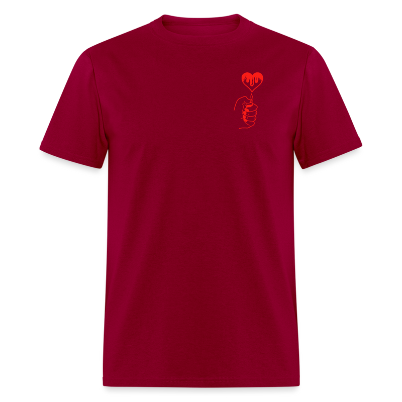 Raise Hell Girl T Shirt - dark red