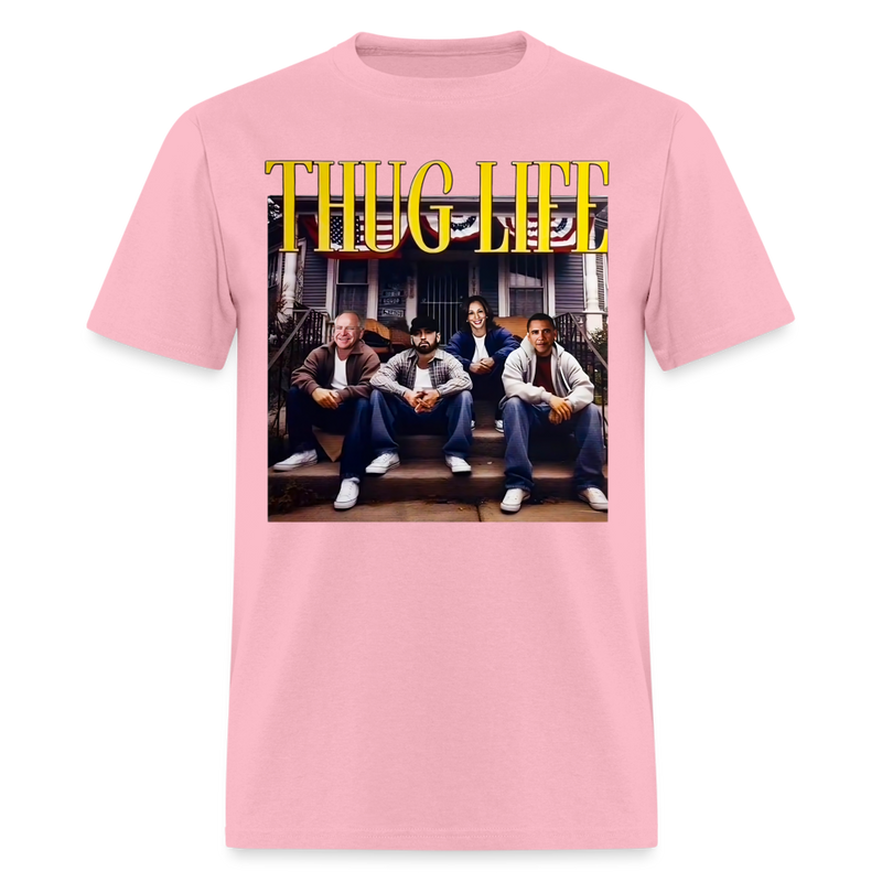 Thug Life T Shirt - pink
