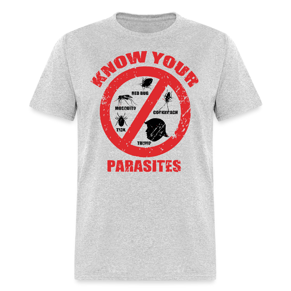 Know Your Parasites T Shirt - 3 - heather gray