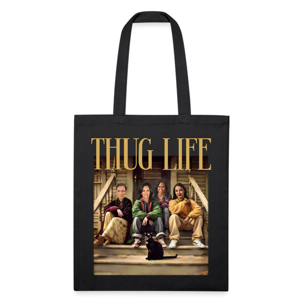 Thug Life Tote Bag - black