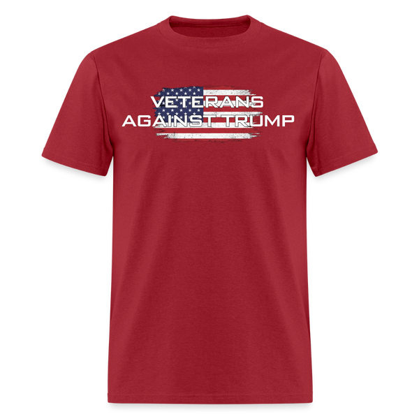 Veterans Againts Trump T Shirt - 4 - dark red
