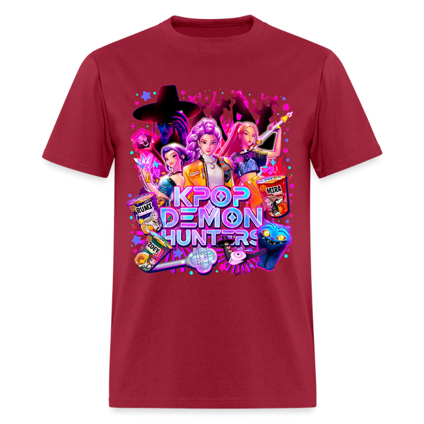 Kpop Demon Hunters Halloween T Shirt - dark red