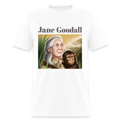 Jane Goodall RIP T Shirt - white